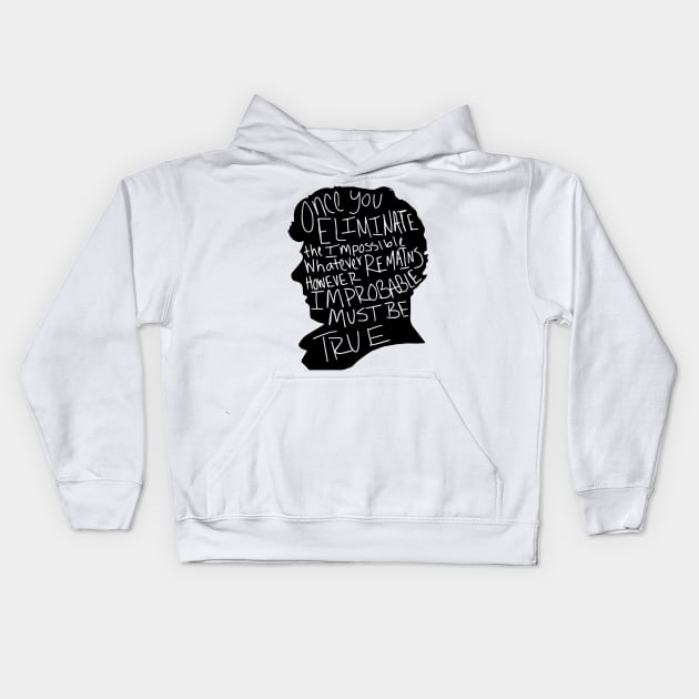 sherlock Kids Hoodie by parogos